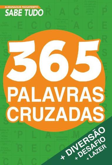 Imagem de Livro - Almanaque Passatempo - Sabe tudo - 365 palavras cruzadas