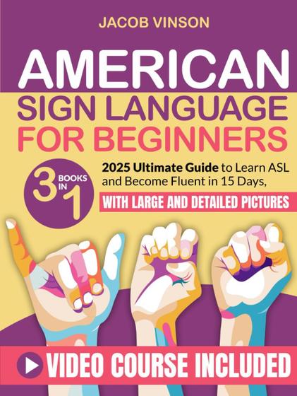 Imagem de Livro American Sign Language for Beginners: Ultimate Guide
