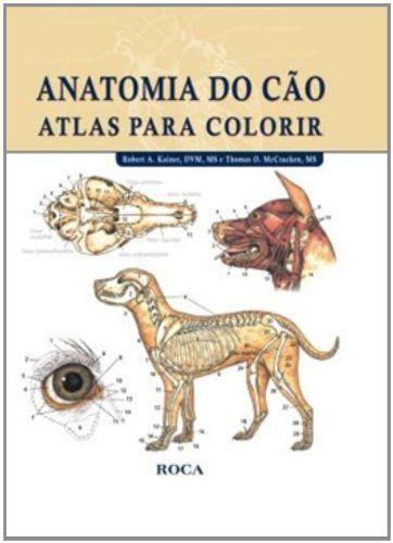 Imagem de Livro - Anatomia do Cão - Atlas para Colorir