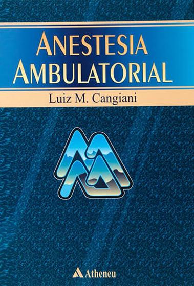 Imagem de Livro - Anestesia ambulatorial