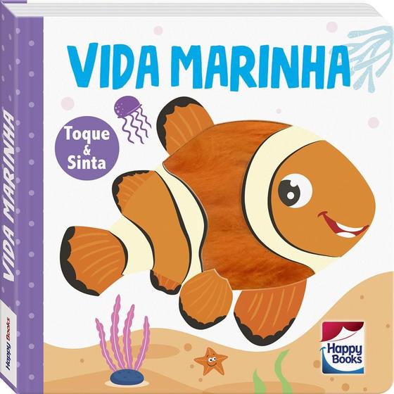 Imagem de Livro - Animais Fofuchos - Toque e Sinta: Vida Marinha