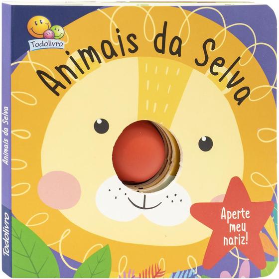 Imagem de Livro - Aperte meu Nariz! Um Livro-squeaky: Animais da Selva