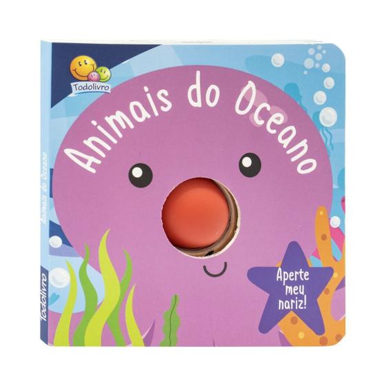 Imagem de Livro Aperte meu Nariz! Um Livro-squeaky: Animais do Oceano - Todolivro