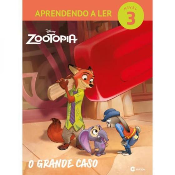 Imagem de Livro - Aprendendo a Ler Nivel 3 - Zootopia - O Grande Caso