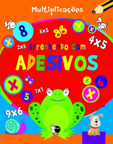 Imagem de Livro - Aprendendo com Adesivos - Multiplicações