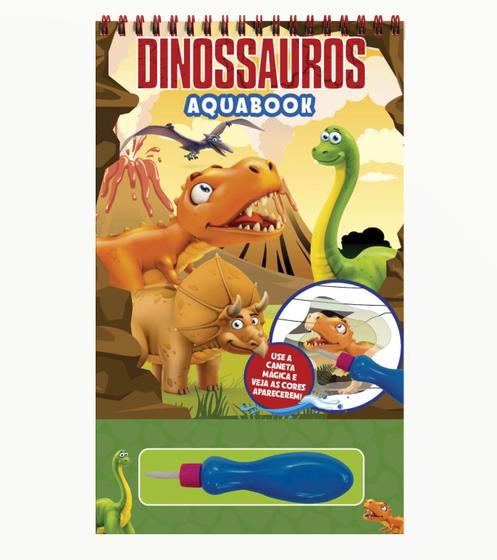 Imagem de Livro - Aquabook Diversão com Dinossauros