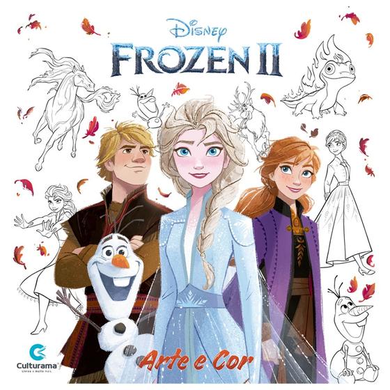 Imagem de Livro - Arte e Cor Frozen 2