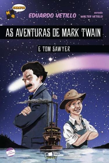 Imagem de Livro - As aventuras de Mark Twain e Tom Sawyer