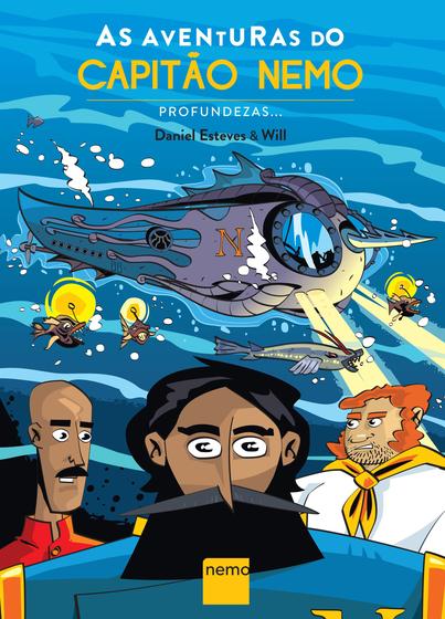 Imagem de Livro - As Aventuras do Capitão Nemo: Profundezas...
