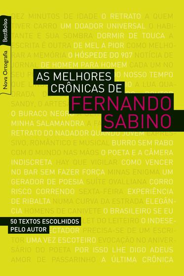 Imagem de Livro - As melhores crônicas de Fernando Sabino (edição de bolso)