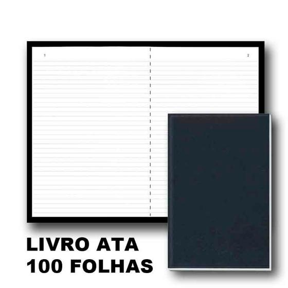 Imagem de Livro Ata Capa Dura 100 Folhas Sao Domingos