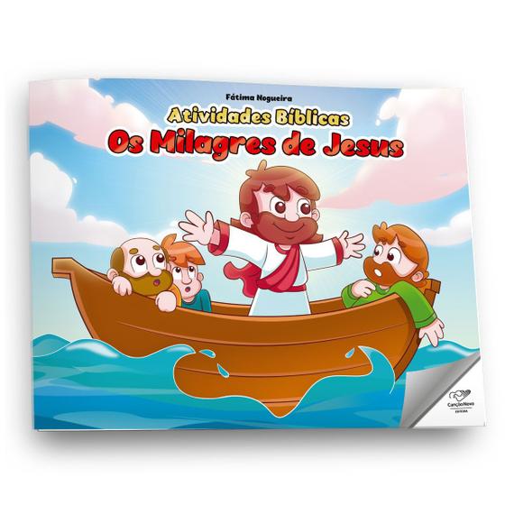 Livro Atividades Biblicas Os Milagres de Jesus Canção Nova Outros Livros Magazine Luiza Livro Atividades Biblicas Os Milagres de Jesus Canção Nova Outros Livros Magazine Luiza