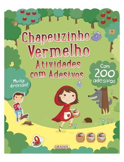Livro - Atividades com adesivos - Chapeuzinho Vermelho Menor preço em Livro - Atividades com adesivos - Chapeuzinho Vermelho