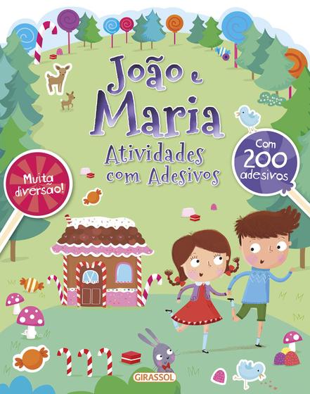 Imagem de Livro - Atividades com Adesivos - João e Maria