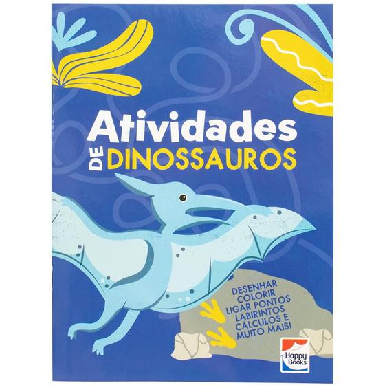 Imagem de Livro - Atividades de Dinossauros: Vol.3 (Azul)