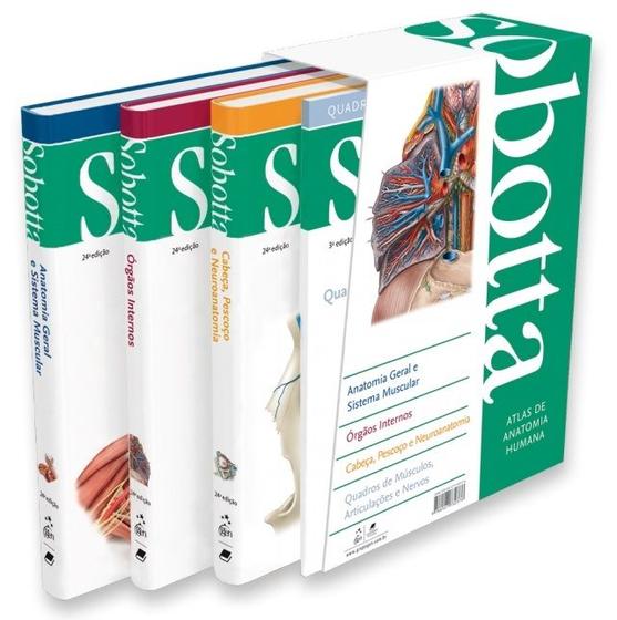 Livro - Atlas de Anatomia Humana - 3 Volumes Menor preço em Livro - Atlas de Anatomia Humana - 3 Volumes