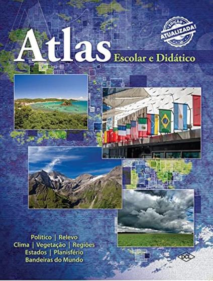 Imagem de Livro Atlas Escolar E Didatico Cp.dura 80p Dcl Unidade  -  