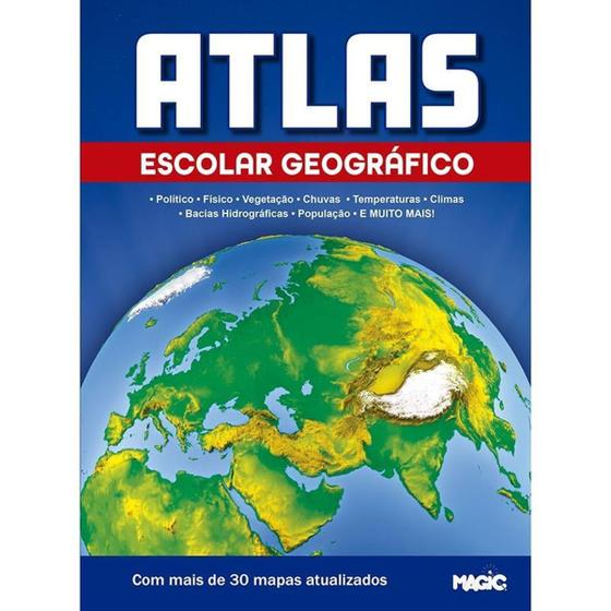 Imagem de Livro Atlas Geográfico Escolar 27 cm x 20 cm 32 páginas - Magic Kids - Unidade - CIRANDA