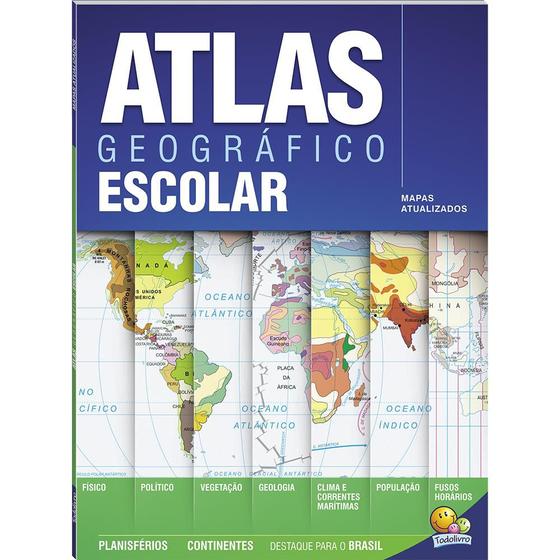 Imagem de Livro - Atlas Geográfico Escolar (68p)