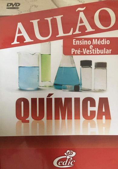 Imagem de Livro: Aulão Ensino Médio e Pré-Vestibular QUÍMICA (DVD) Autor: Cedic (Novo, Lacrado)