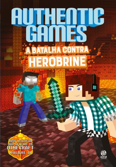Imagem de Livro - Authenticgames - A batalha contra Herobrine