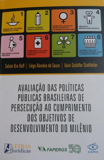 Imagem de Livro - Avaliação das políticas públicas brasileiras de persecução ao cumprimento dos objetivos de desenvolvimento do milênio