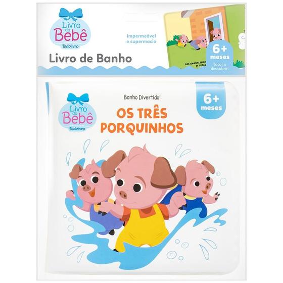 Imagem de Livro - Banho Divertido: Três Porquinhos, Os