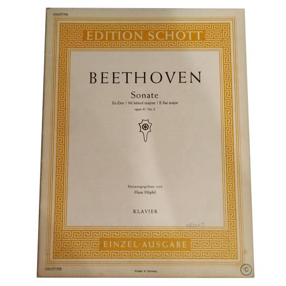 Imagem de Livro beethoven sonate op 31 n. 3 hans hôpfel - klavier