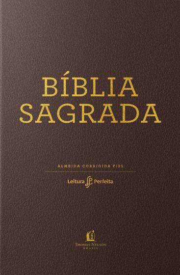 Livro - Bíblia ACF, Couro Soft, Marrom, Leitura Perfeita Menor preço em Livro - Bíblia ACF, Couro Soft, Marrom, Leitura Perfeita