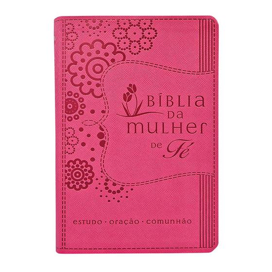 Livro - Bíblia da Mulher de Fé, NVI, Couro Soft, Rosa Menor preço em Livro - Bíblia da Mulher de Fé, NVI, Couro Soft, Rosa
