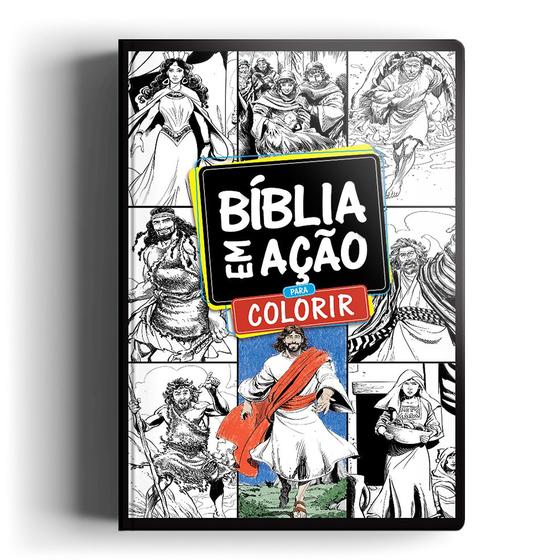 Imagem de Livro - Bíblia em ação para colorir