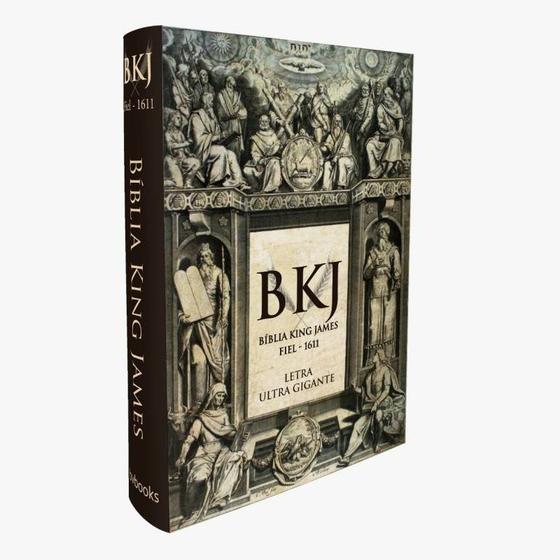 Imagem de Livro - Biblia King James Fiel 1611 - Ultragigante Capa Dura - Bvf - Bv Films