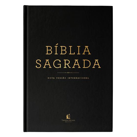 Imagem de Livro - Bíblia NVI, Capa Dura, Preta, Econômica, Clássica