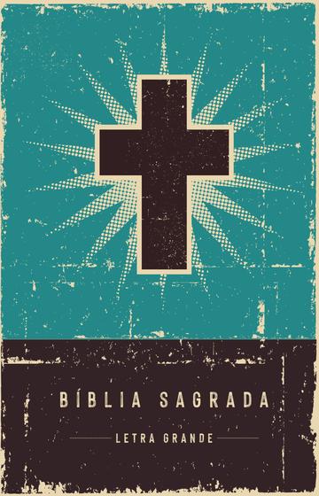 Imagem de Livro - Bíblia Retrô Turquesa, NVI, Capa Dura, Letra Grande, Leitura Perfeita