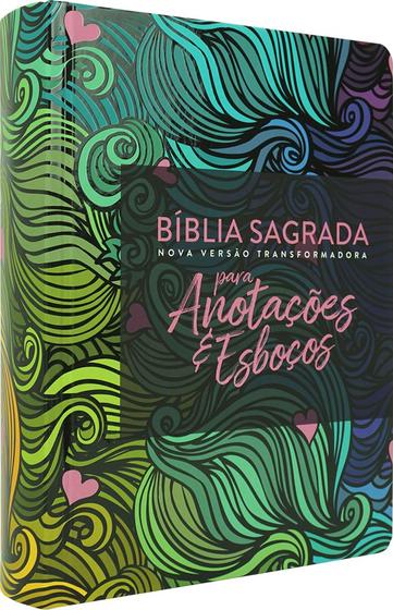 Imagem de Livro - Bíblia Sagrada Nova Versão Transformadora: Para anotações e esboços - Multicores