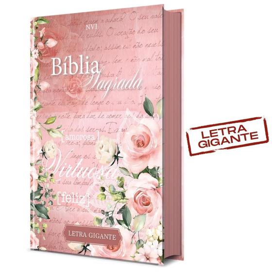 Imagem de Livro - Bíblia Sagrada NVI - Letra Gigante - Mulher virtuosa
