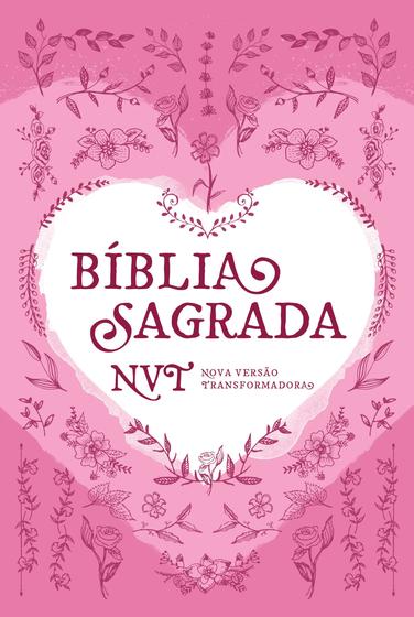 Livro - Bíblia Sagrada NVT - Coração Rosa Menor preço em Livro - Bíblia Sagrada NVT - Coração Rosa