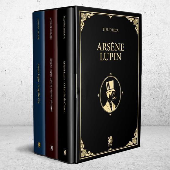 Imagem de Livro - Biblioteca Arsène Lupin Volume 01 - Box com 3 Livros