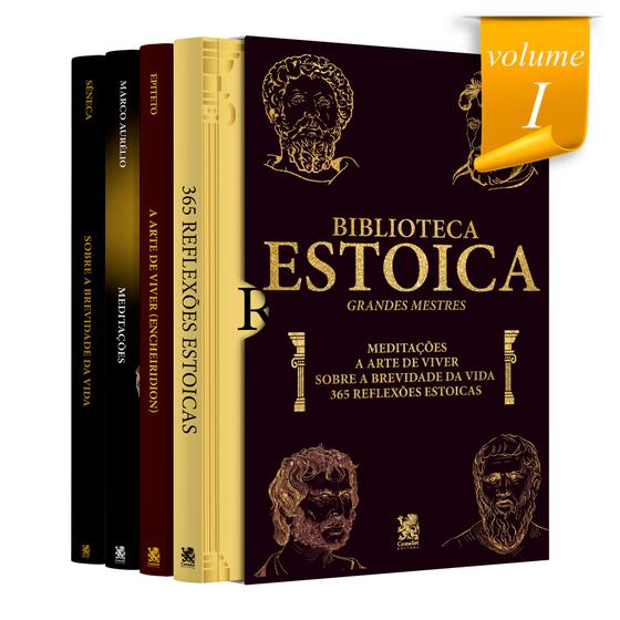 Imagem de Livro - Biblioteca Estoica | Grandes Mestres - Box com 4 livros