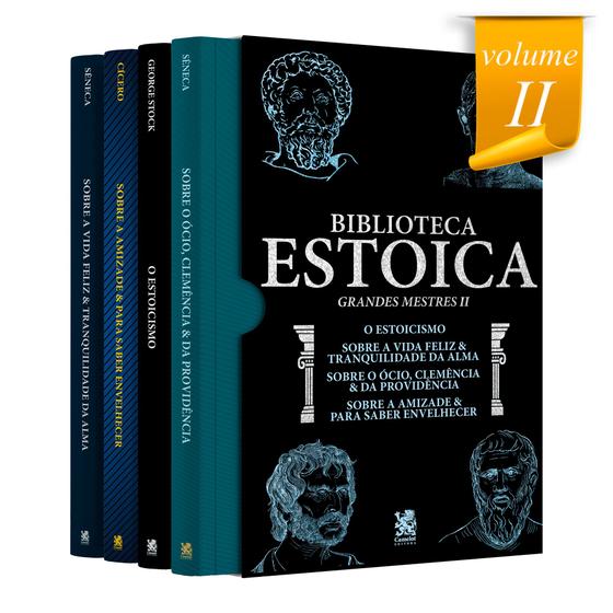 Imagem de Livro - Biblioteca Estoica: Grandes Mestres Volume 02 - Box com 4 livros