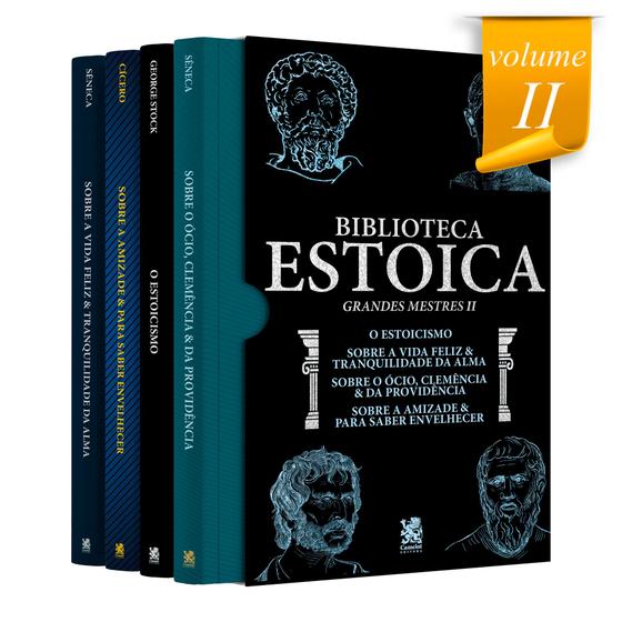 Imagem de Livro - Biblioteca Estoica: Grandes Mestres Volume II - Box com 4 livros