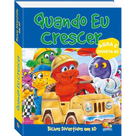 Imagem de Livro - Bichos divertidos em 3D: Quando eu crescer