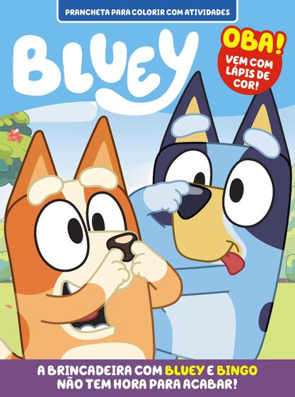 Imagem de Livro - Bluey Prancheta para Colorir com Atividades