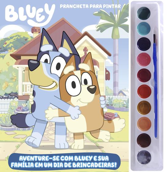 Imagem de Livro - Bluey Prancheta para Pintar com Aquarela