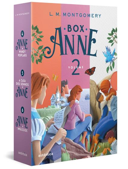 Imagem de Livro - Box Anne 2 - Anne de Wind Poplars, Casa dos sonhos da Anne e Anne de Ingleside - (Texto integral - Clássicos Autêntica)