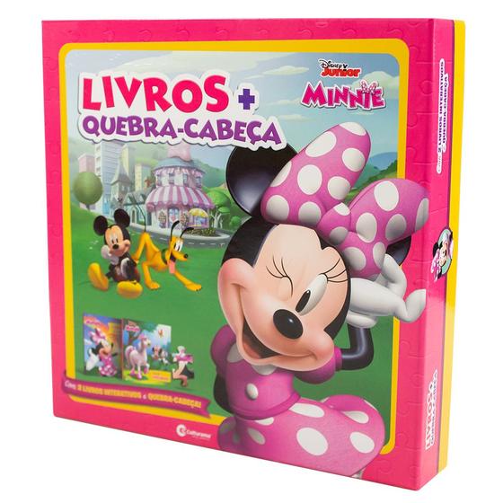 Imagem de Livro - Box de Livros e Quebra cabeça da Minnie