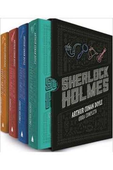 Livro Box Sherlock Holmes 4 Volumes (Arthur Conan Doyle) Menor preço em Livro Box Sherlock Holmes 4 Volumes (Arthur Conan Doyle)