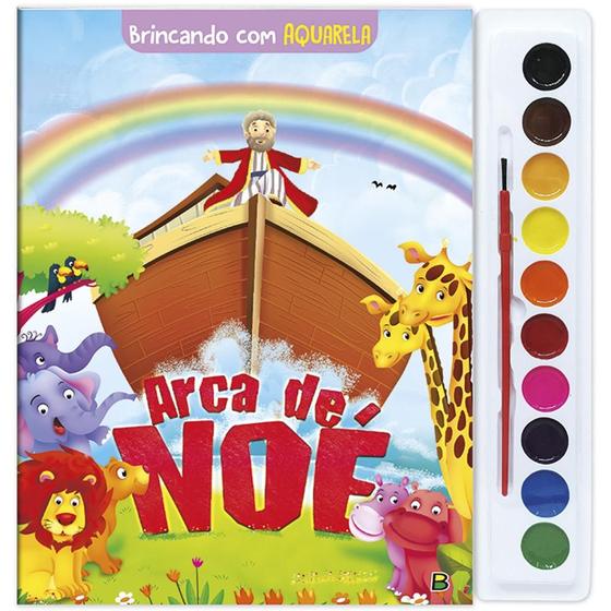 Imagem de Livro - Brincando com Aquarela: Arca de Noé