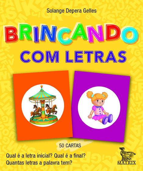 Imagem de Livro - Brincando com letras