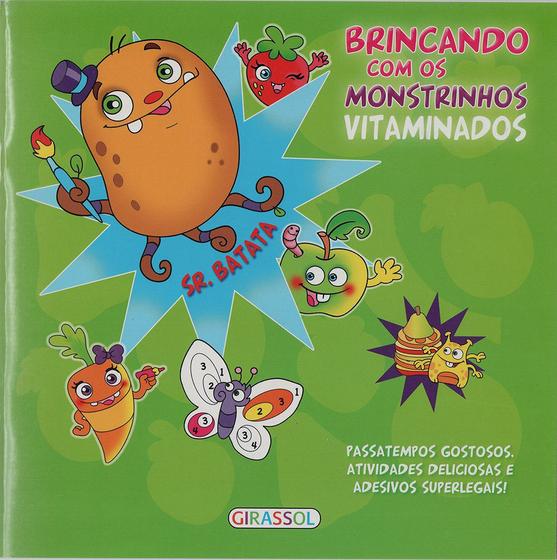 Livro - Brincando monstrinhos vitaminados - Sr. Batata Menor preço em Livro - Brincando monstrinhos vitaminados - Sr. Batata
